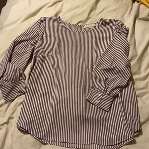 Loft blouse, striped 3/4 sleeve